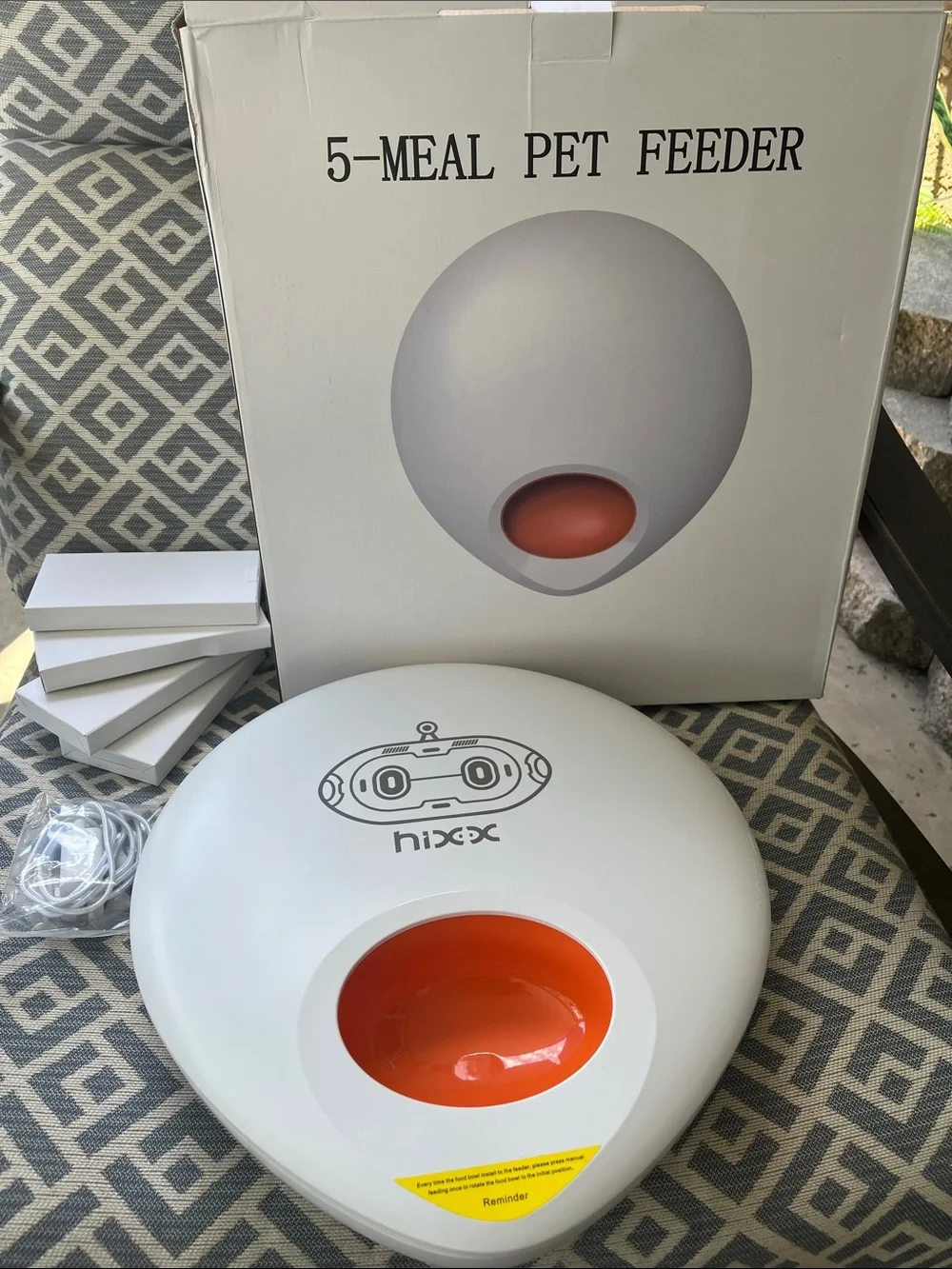 hixx 5-Meal Automatic Pet Feeder